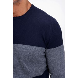 %100 Cashmere Yuvarlak Yaka Triko