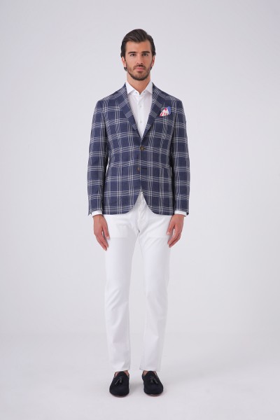 Fit Drop Torba Cepli Mono Yaka Ceket