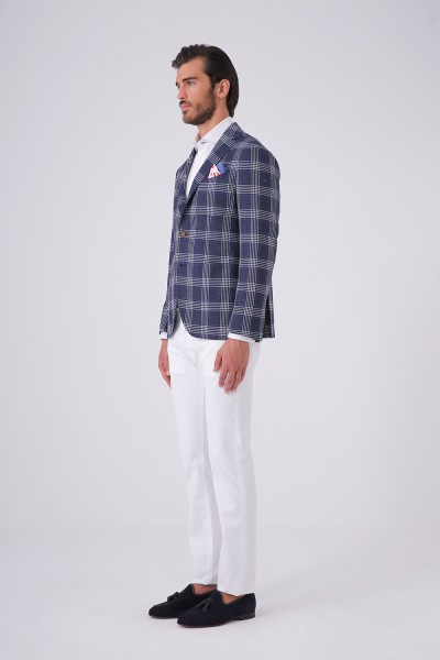 Fit Drop Torba Cepli Mono Yaka Ceket