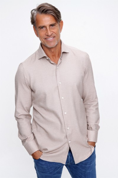 %100 Pamuk Tüylendirilmiş Kumaş Gömlek