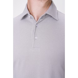 Polo Yaka Üç Düğme Pike Kumaş T-Shirt