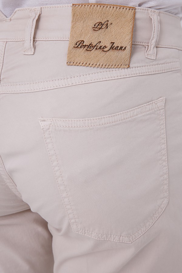 Önü Düğmeli Beş Cepli Cotton Pantolon