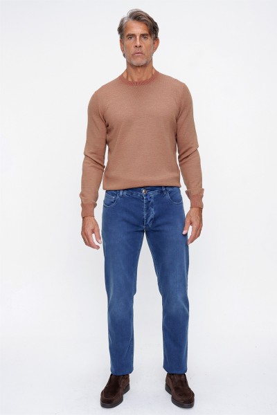 Beşli Cepli Denim Pantolon