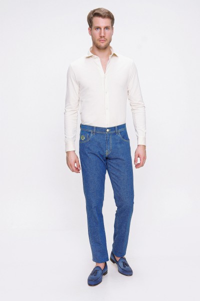 %100 Cotton Jean Pantolon