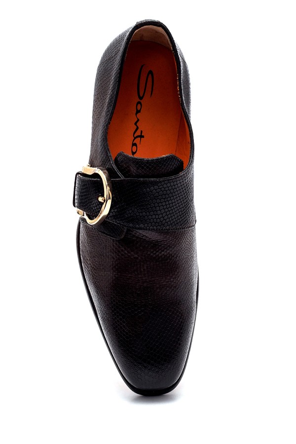 Kahverengi Yumuşak Deri Tek Toka Klasik Ayakkabı