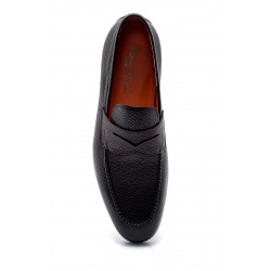 Kahverengi Deri Goodyear Taban Loafer