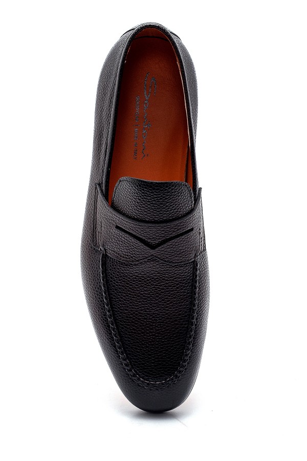 Kahverengi Deri Goodyear Taban Loafer