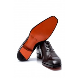 Kahverengi Yumuşak Deri Bağcıklı Klasik Ayakkabı