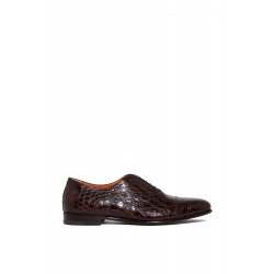 Kahverengi Crocodile Klasik Ayakkabı