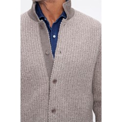 %70 Yün %30 Cashmere Düğmeli Hırka