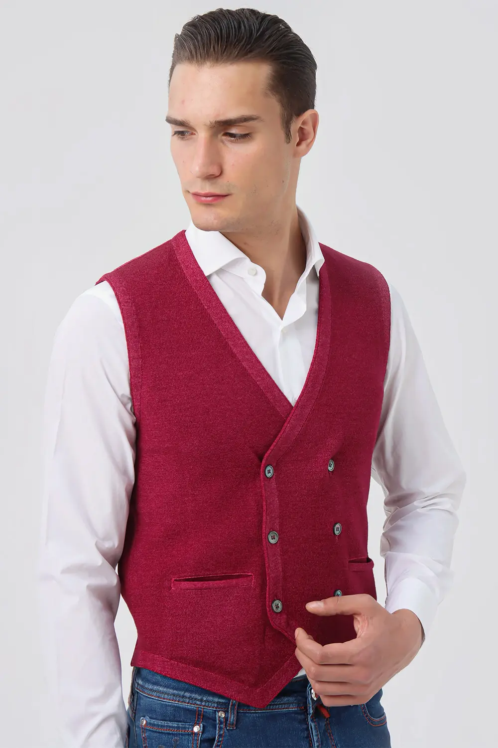 Kruvaze Model Yelek 2