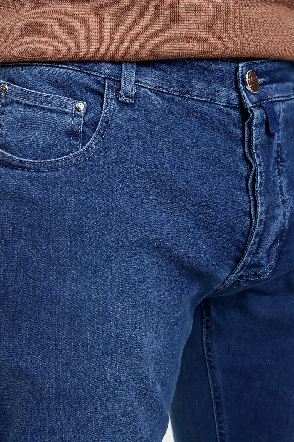 Beşli Cepli Denim Pantolon 3