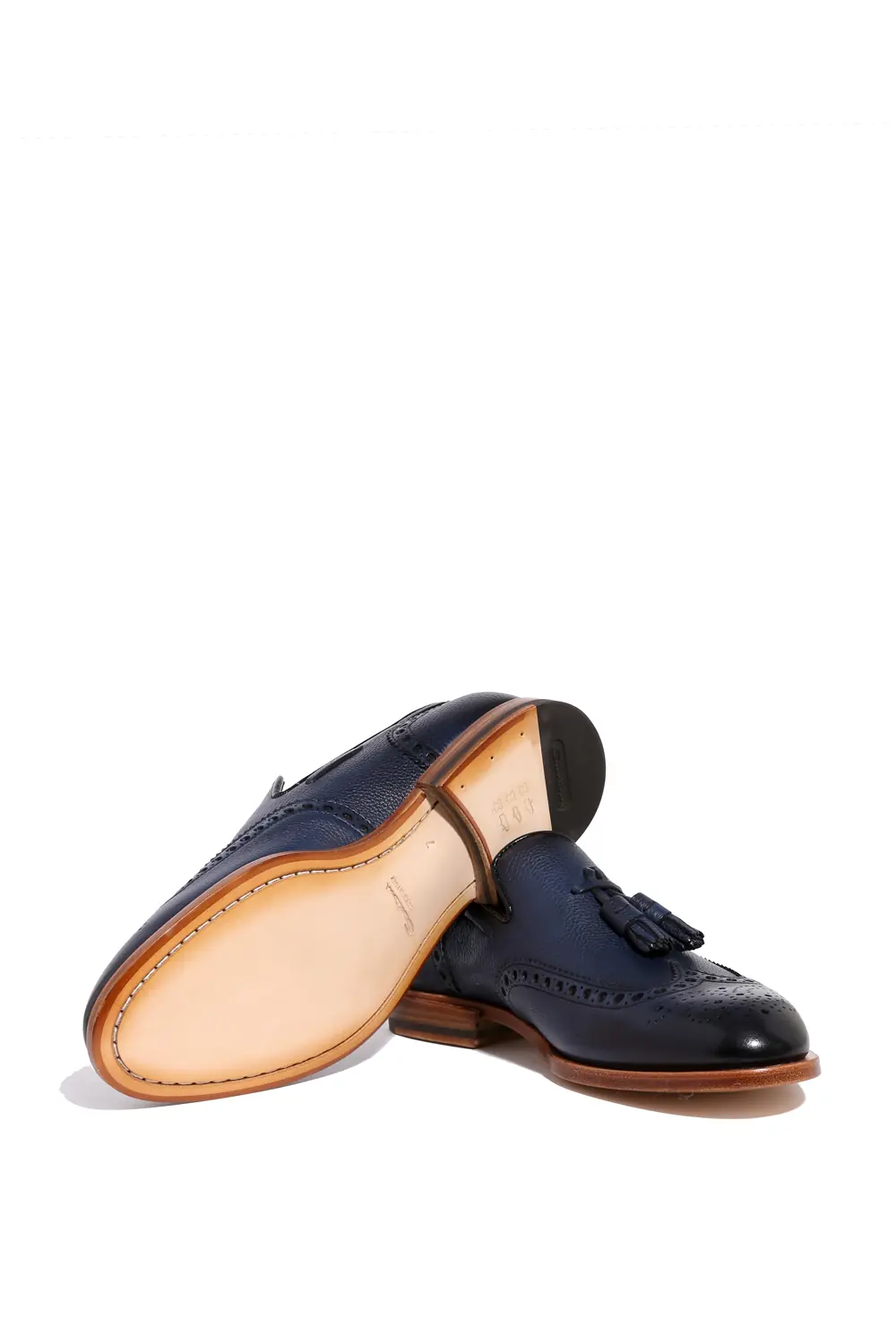 Deri Lacivert Loafer 4
