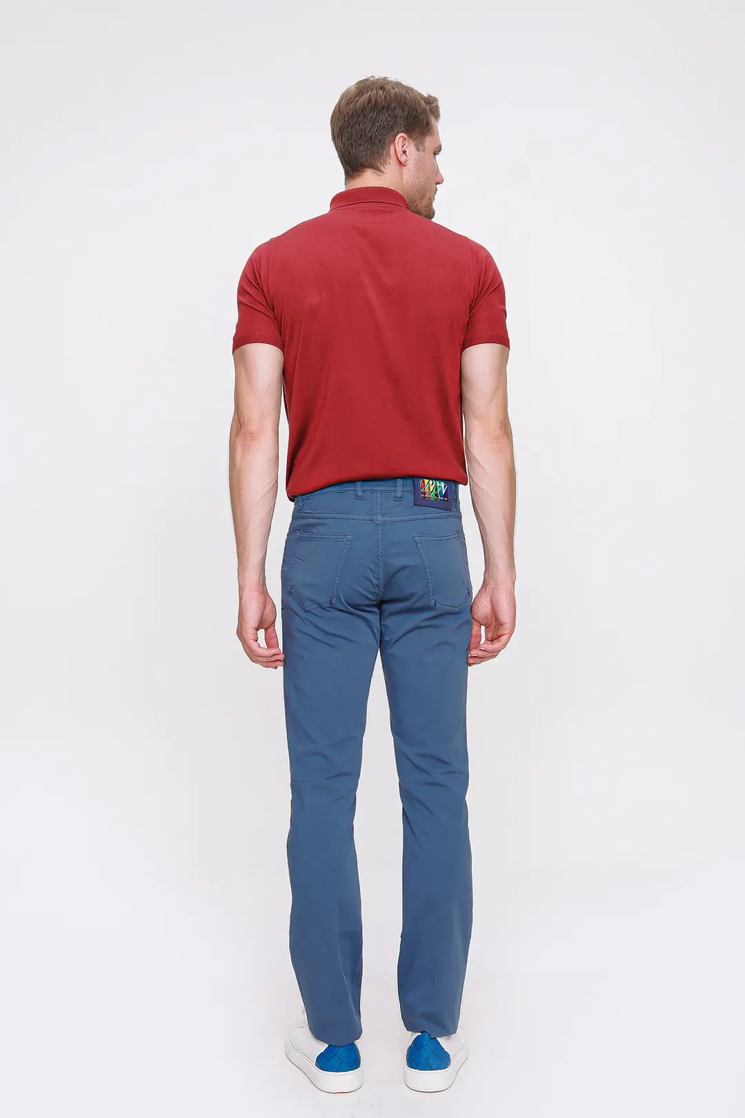Önü Düğmeli Beş Cepli Cotton Pantolon 3