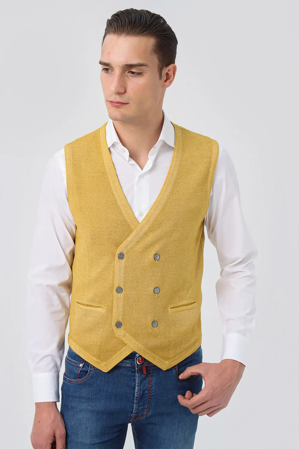 Kruvaze Model Yelek