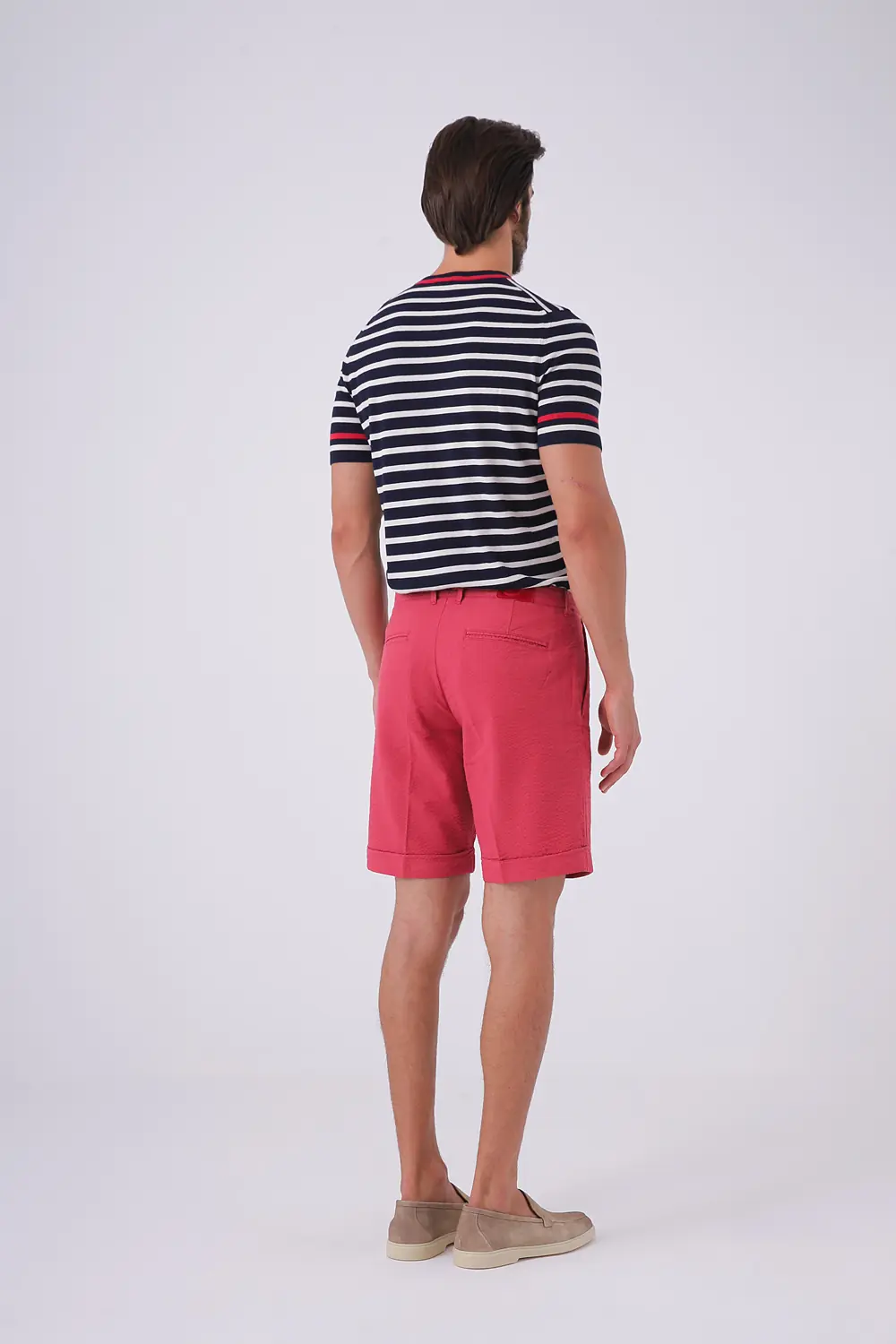 Seersucker Yandan Cepli Short 3