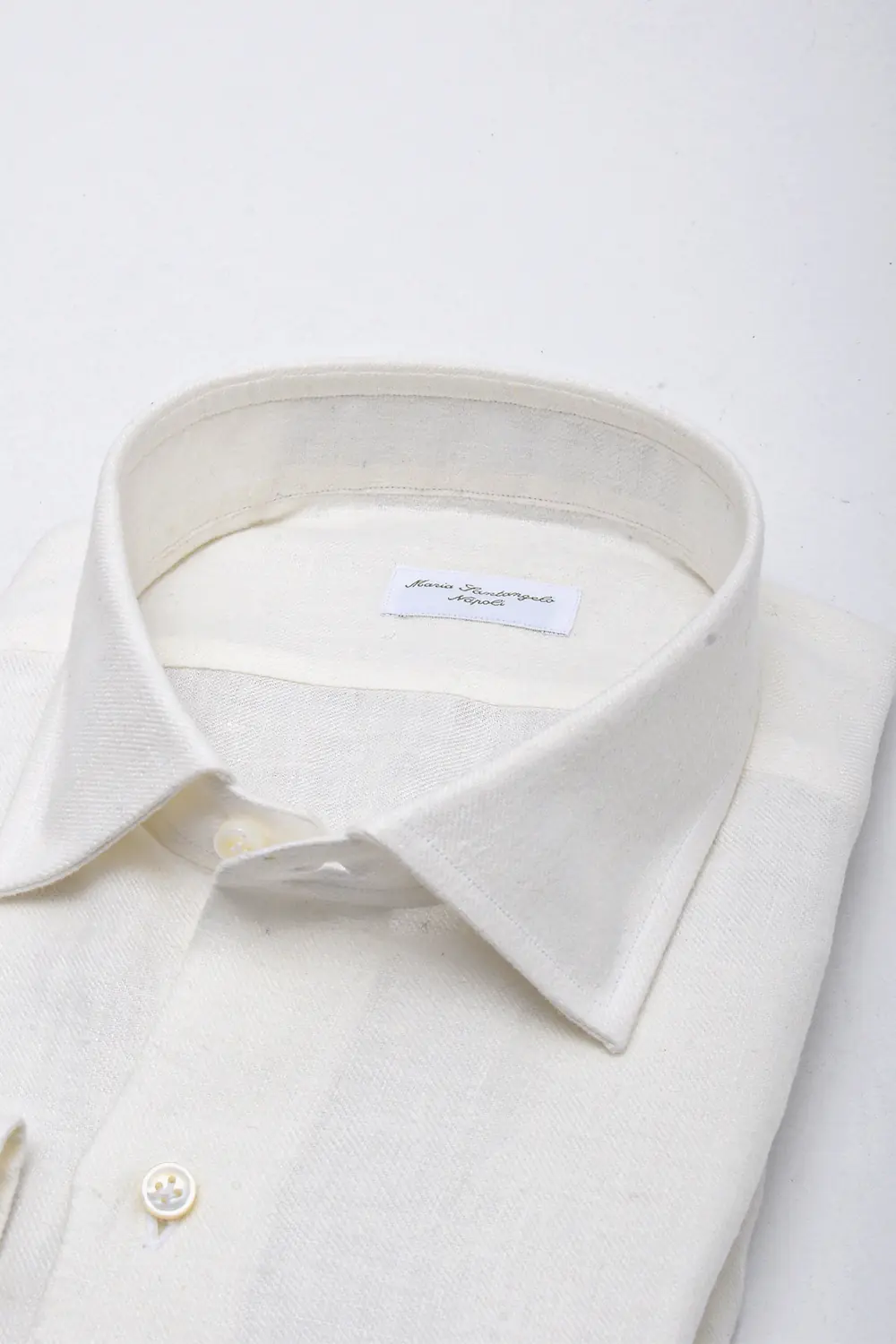 Cutaway Collar Brushed Cotton Shirt 3